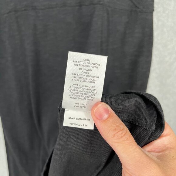 Toad and Co Sama Sama Active Dress Size S Black Textured Boho Pocket Outdoor - Picture 7 of 11
